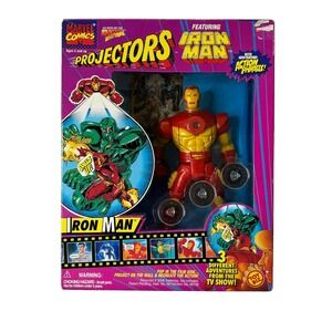 1995 Marvel Comics Iron Man Projectors Toy Biz‎ Action Figure with Sound Phrases